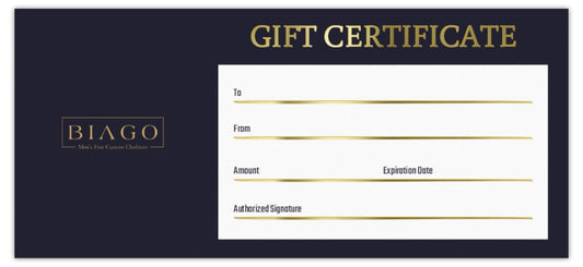 BIAGO Gift Card