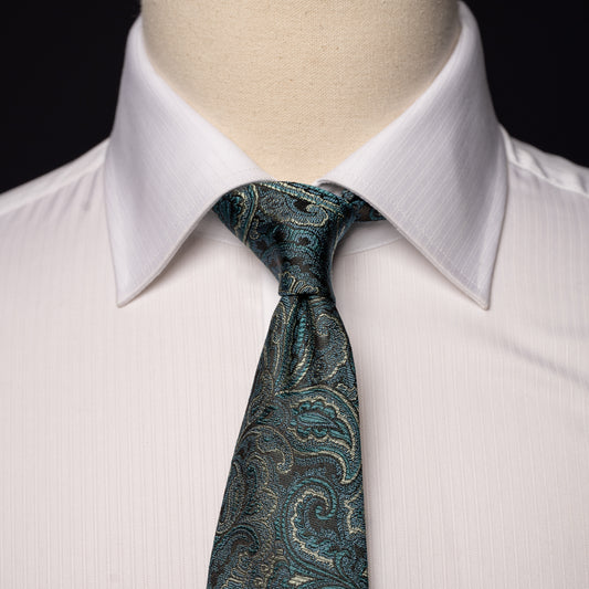 Green Paisley Tie