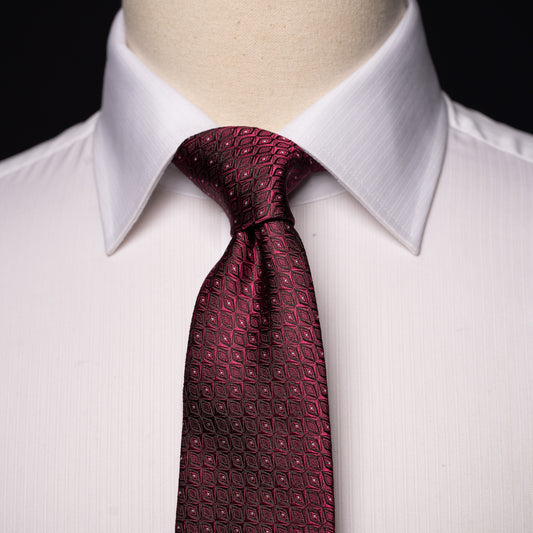 Red Micro Diamond Tie